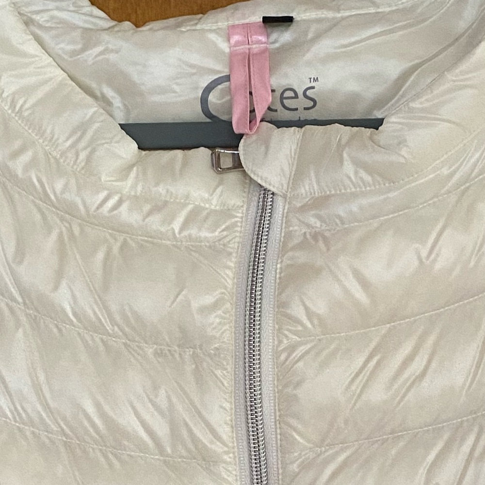 Cotes of London puffer, short sleeve vest, new without tags
